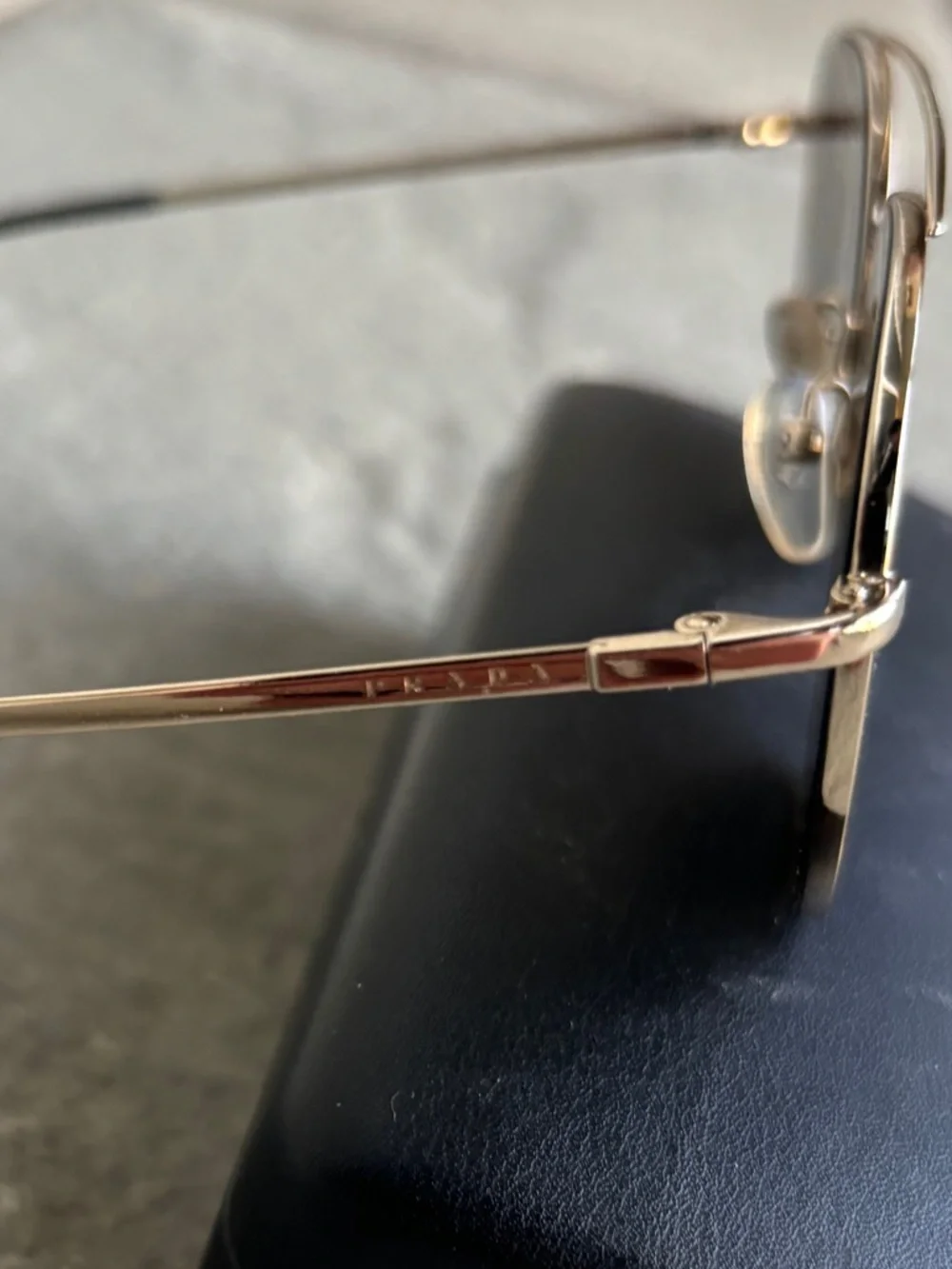 Prada SPS56S Fashion Pilot Sunglasses - Picture 3 of 7